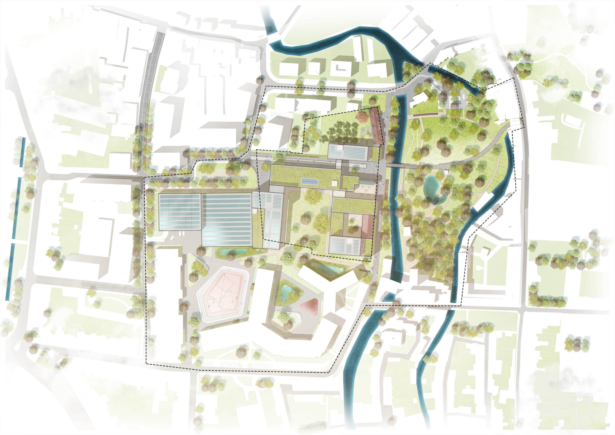 Redingensite Leuven - RAU Architects - Presentation plan